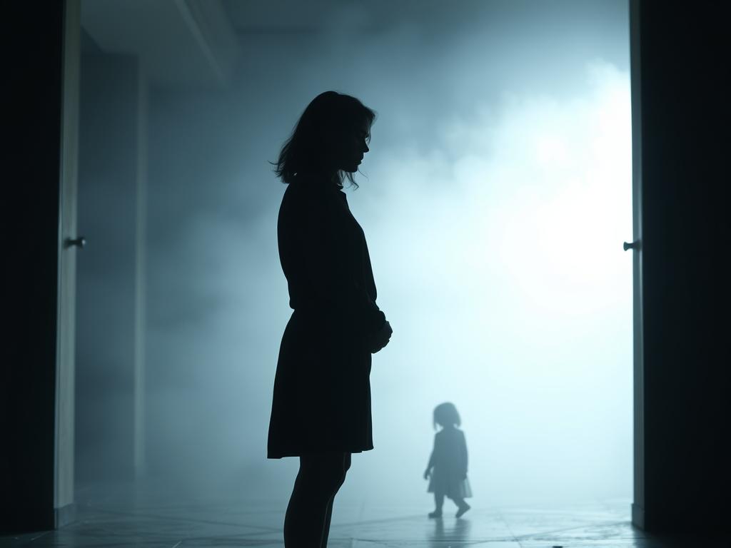 A scene of emotional manipulation in a relationship, captured in a somber, cinematic style. In the foreground, a figure stands with a posture of subtle dominance, their gaze intense and unyielding. The middle ground features a second figure, their body language small and defensive, a sense of unease and submission permeating the space. The background is shrouded in a hazy, muted palette, creating an atmosphere of emotional tension and psychological unease. Dramatic lighting casts sharp shadows, emphasizing the power dynamics at play. The overall composition conveys the insidious nature of emotional manipulation, where control and coercion lurk beneath the surface of a relationship.