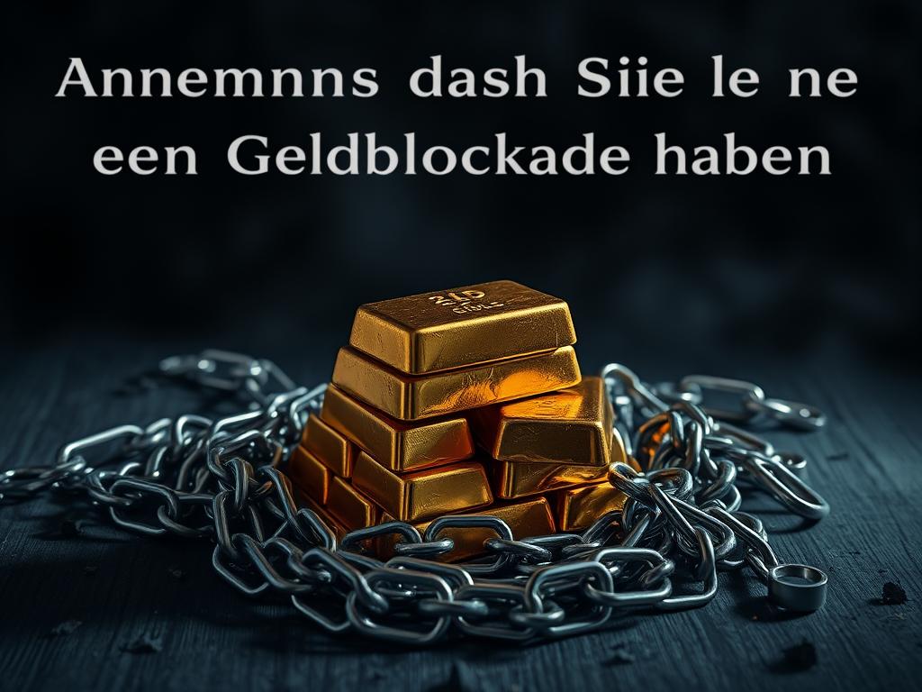 Geldblockaden beseitigen